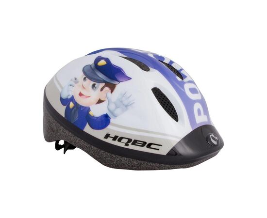 Шлем HQBC FUNQ Policeman Q090364S р-р 48-54 (белый/синий), Цвет: белый, Размер: 48-54, изображение 4