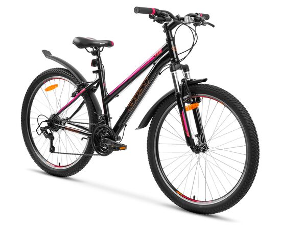 Велосипед AIST Quest W 26 (черный), Цвет: черный, Размер рамы: 19,5", изображение 2