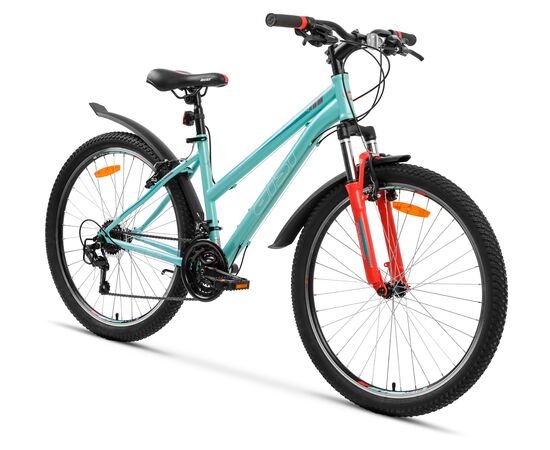 Велосипед AIST Quest W 26 (бирюзовый), Цвет: бирюзовый, Размер рамы: 16", изображение 2