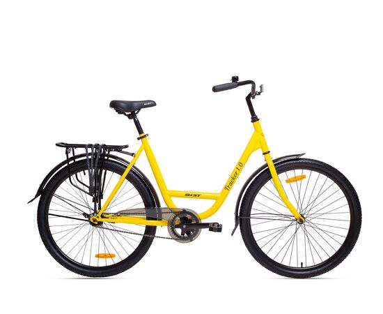 Велосипед AIST Tracker 1.0 (желтый), Цвет: Жёлтый, Размер рамы: 19"