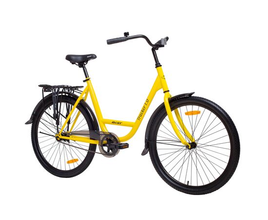 Велосипед AIST Tracker 1.0 (желтый), Цвет: жёлтый, Размер рамы: 19", изображение 2