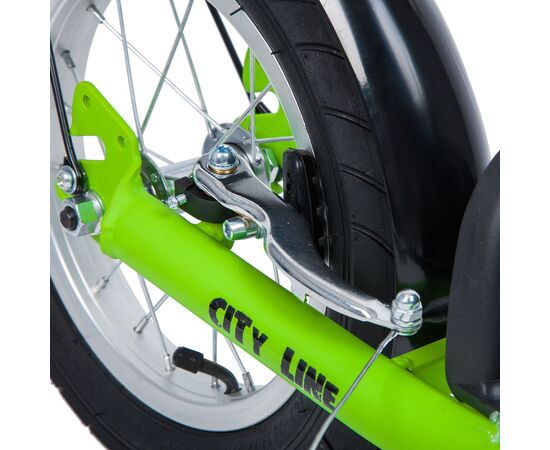 Внедорожный самокат Novatrack STAMP N1 12" PRO (зелёный), Цвет: зелёный, изображение 6