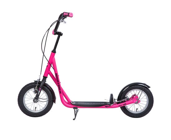 Внедорожный самокат Novatrack STAMP N1 12" PRO (розовый), Цвет: розовый, изображение 3