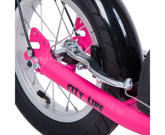 Внедорожный самокат Novatrack STAMP N1 12" PRO (розовый), Цвет: розовый, изображение 6