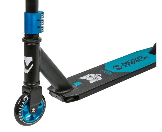 Трюковый самокат Novatrack WOLF 100 Alloy (синий), Цвет: синий, изображение 4