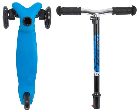 Кикборд Novatrack DISCO-KIDS Basic (синий металлик), Цвет: синий, изображение 8