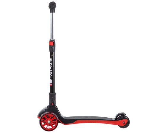 Кикборд Novatrack RAINBOW Basic Black (красный), изображение 3