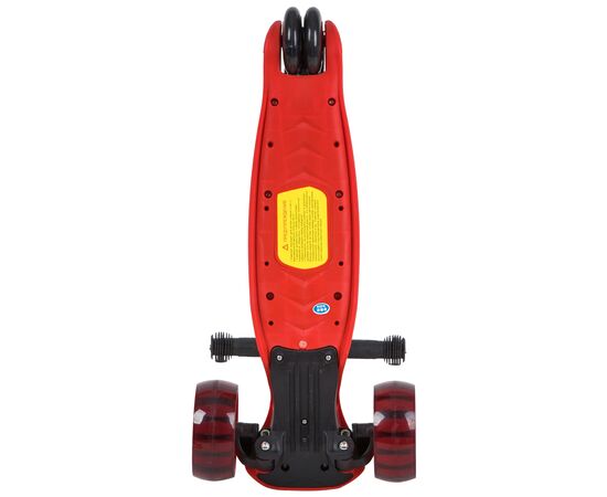 Кикборд Novatrack RAINBOW Basic Black (красный), изображение 7