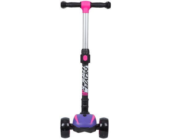 Кикборд Novatrack RAINBOW CAR GIRL PRO (фиолетовый), Цвет: фиолетовый, изображение 2