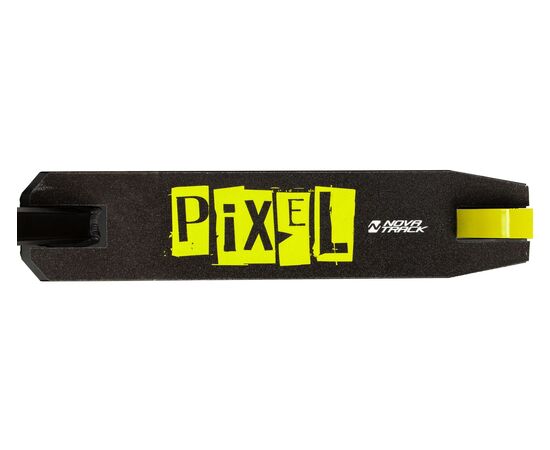 Трюковый самокат Novatrack PIXEL'60 (лимонный), Цвет: жёлтый, изображение 7