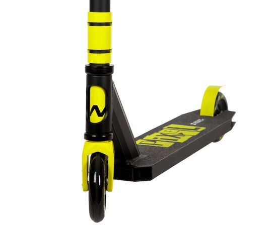 Трюковый самокат Novatrack PIXEL'60 (лимонный), Цвет: жёлтый, изображение 8