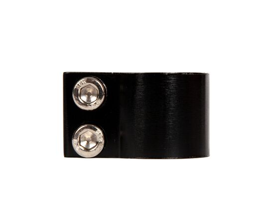 Зажим 33 мм для рулей самокатов с болтами (чёрный), изображение 3