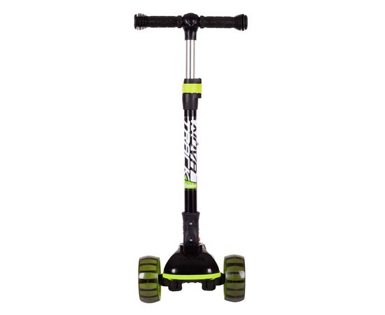 Кикборд Novatrack RAINBOW Basic Black new (лаймовый), Цвет: жёлтый, изображение 3