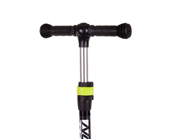 Кикборд Novatrack RAINBOW Basic Black new (лаймовый), Цвет: жёлтый, изображение 6