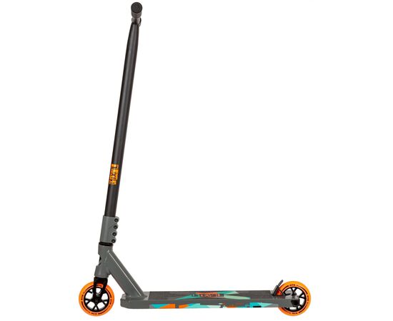 Трюковый самокат Novatrack PIXEL'80 (серый), Цвет: серый, изображение 2