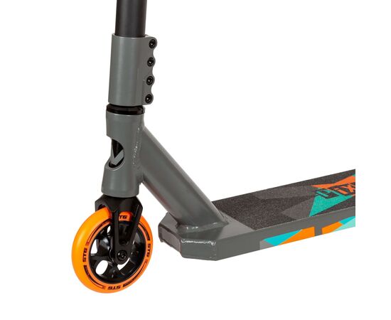 Трюковый самокат Novatrack PIXEL'80 (серый), Цвет: серый, изображение 4