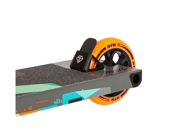 Трюковый самокат Novatrack PIXEL'80 (серый), Цвет: серый, изображение 5