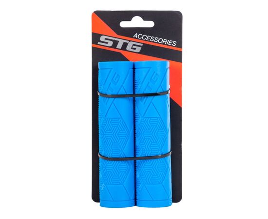 Грипсы STG Base 126 мм (синий), Цвет: синий, изображение 3