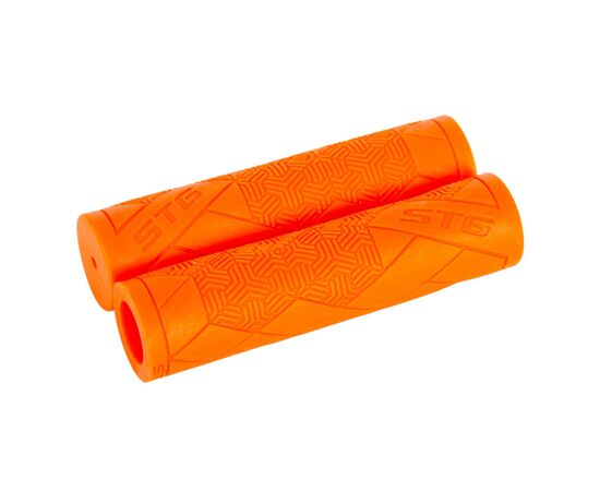 Грипсы STG Base 126 мм (оранжевый), Цвет: оранжевый
