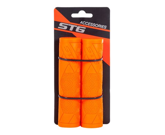 Грипсы STG Base 126 мм (оранжевый), Цвет: оранжевый, изображение 3