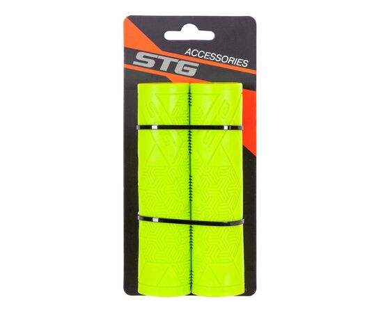 Грипсы STG Base 126 мм (зеленый), Цвет: зелёный, изображение 3