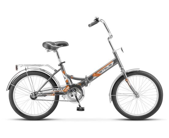 Складной велосипед Stels Pilot 410 20" (серый), Цвет: серый, Размер рамы: 13,5"