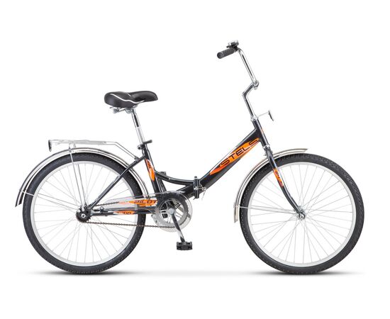 Складной велосипед Stels Pilot 710 24" (тёмно-серый), Цвет: Графитовый, Размер рамы: 16"