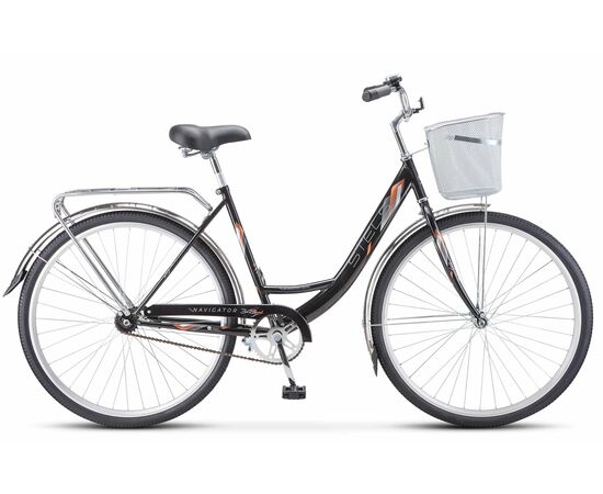 Велосипед Stels Navigator 345 28" (чёрный), Цвет: Черный, Размер рамы: 20"