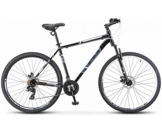 Велосипед Stels Navigator 700 MD 27.5" (чёрный/белый), Цвет: Графитовый, Размер рамы: 19"