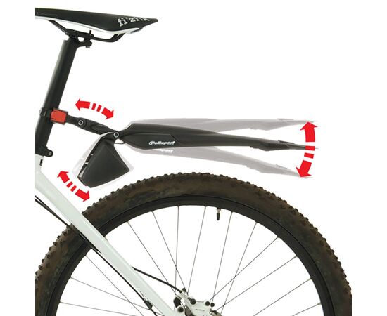 Щиток задний Polisport X-FIGHTER 8564800014 (чёрный), изображение 2