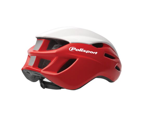 Шлем Polisport Aero Road (красный матовый/белый глянцевый/чёрный), Цвет: красный, Размер: 58-61, изображение 2
