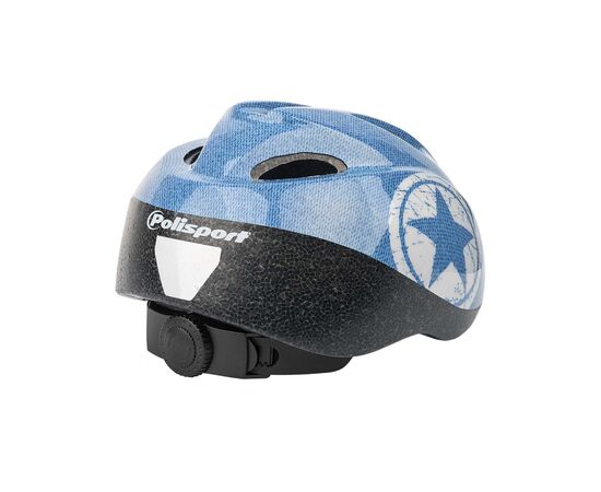 Детский шлем Polisport JUNIOR JEANS (синий), Цвет: синий, Размер: 52-56, изображение 2