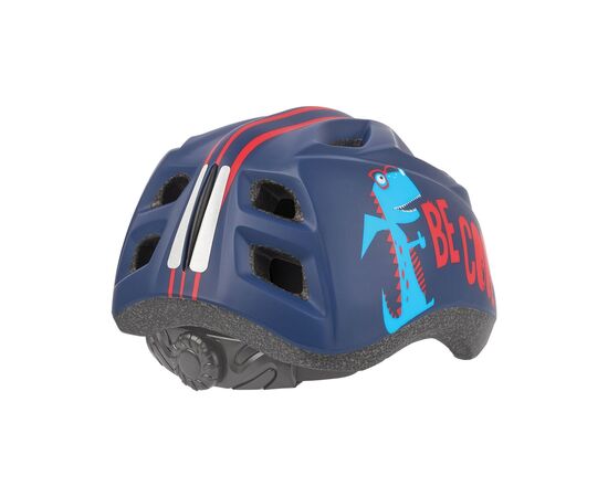 Детский шлем Polisport S JUNIOR PREMIUM BE COOL (синий/красный), Цвет: синий, Размер: 52-56, изображение 2