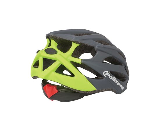 Шлем Polisport TWIG (тёмно-серый/неоновый жёлтый), Цвет: серый, Размер: 55-58, изображение 2