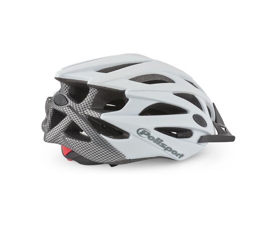 Шлем Polisport TWIG (белый/карбоновый матовый), Цвет: белый, Размер: 55-58, изображение 2