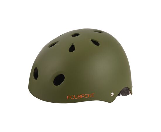 Шлем Polisport URBAN RADICAL TAG (зелёный матовый/оранжевый), Цвет: Хаки, Размер: 53-55
