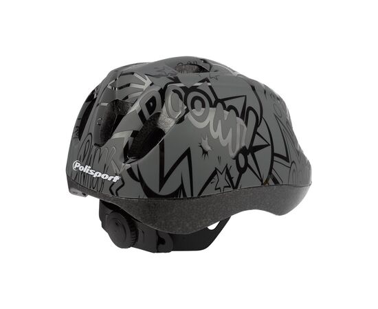 Детский шлем Polisport XS KIDS B.D.BALLONS (Графитовый), Цвет: графитовый, Размер: 46-53, изображение 2
