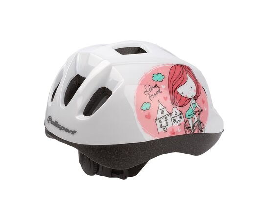 Детский шлем Polisport XS KIDS Princess (белый/розовый), Цвет: белый, Размер: 46-53, изображение 2