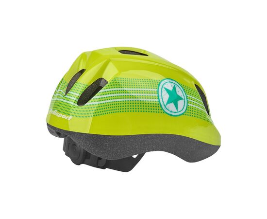 Детский шлем Polisport XS KIDS Popstar (неоновый зелёный), Цвет: салатовый, Размер: 46-53, изображение 2