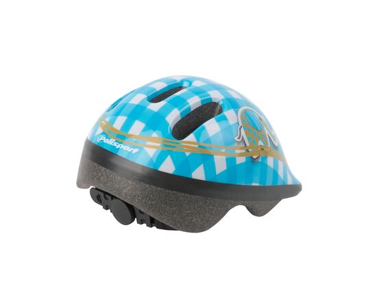 Детский шлем Polisport XXS BABY ELEFANT (голубой/белый), Цвет: голубой, Размер: 44-48, изображение 2