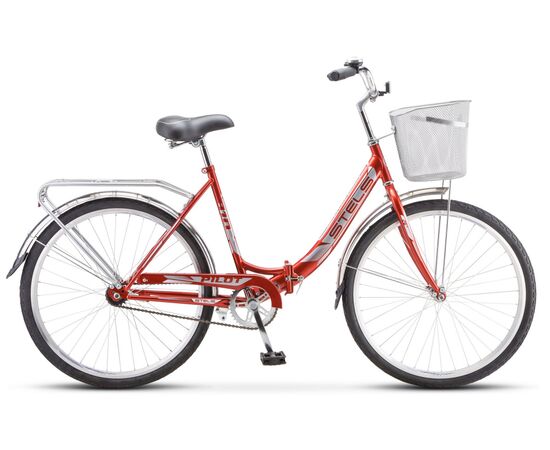 Складной велосипед Stels Pilot 810 26" (красный), Цвет: Красный, Размер рамы: 19"