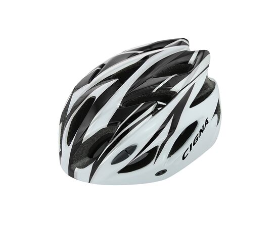 Шлем велосипедный Cigna WT-012 (чёрный/белый), Цвет: Черный, Размер: 57-62