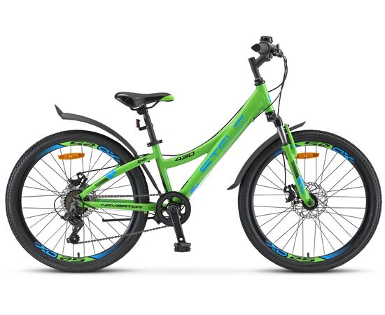 Подростковый велосипед Stels Navigator 430 MD 24" (мятный), Цвет: Зелёный, Размер рамы: 11,5"