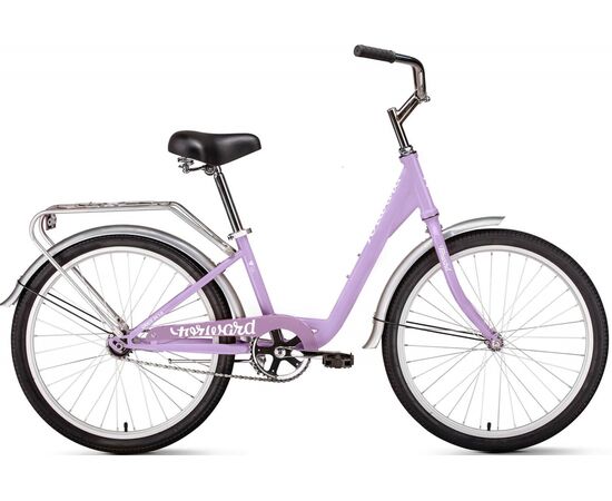 Велосипед Forward GRACE 24 (сиреневый/белый), Цвет: Сиреневый, Размер рамы: 13"
