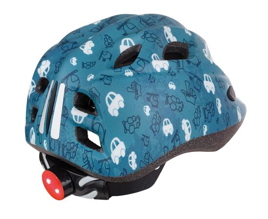 Детский шлем Polisport XS KIDS PREMIUM FUN TRIP (тёмно-синий), Цвет: синий, Размер: 48-52, изображение 2