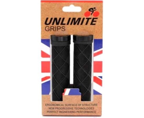 Грипсы велосипедные Unlimite SZ-093 L-130 (чёрный), изображение 2