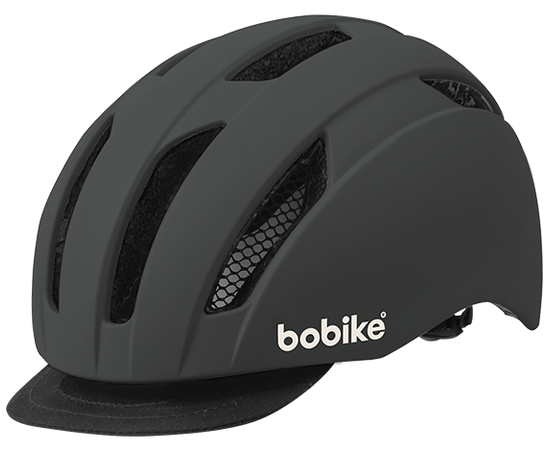 Шлем велосипедный Bobike City (тёмно-серый), Цвет: Графитовый, Размер: 56-61