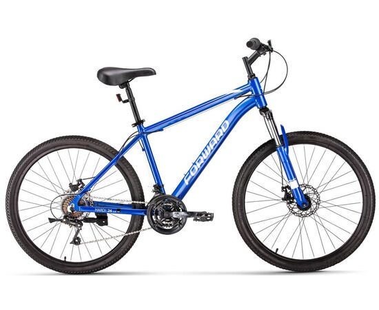 Велосипед Forward HARDI 26 2.0 D (синий/бежевый), Цвет: Синий, Размер рамы: 18"