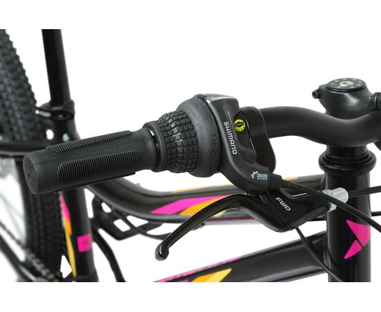 Велосипед Forward IRIS 24 2.0 D (черный/розовый), Цвет: черный, Размер рамы: 12", изображение 3