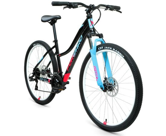 Велосипед Forward JADE 27.5 2.0 D (черный/розовый), Цвет: черный, Размер рамы: 16,5", изображение 2